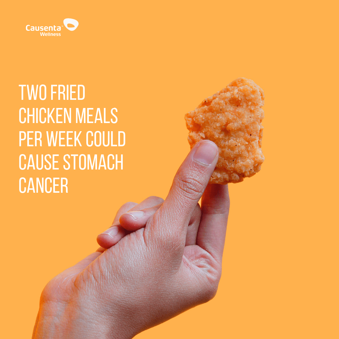 The connection between cancer and eating two fried chicken meals per week